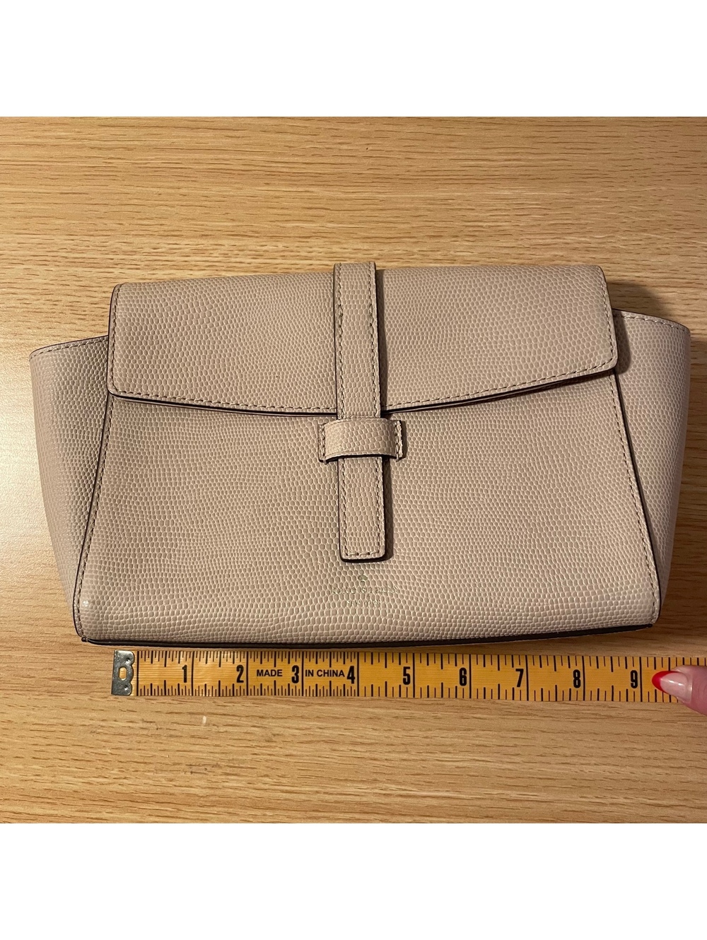 Kate Spade Beige Textured Leather Crossbody Bag - Picture 8 of 9